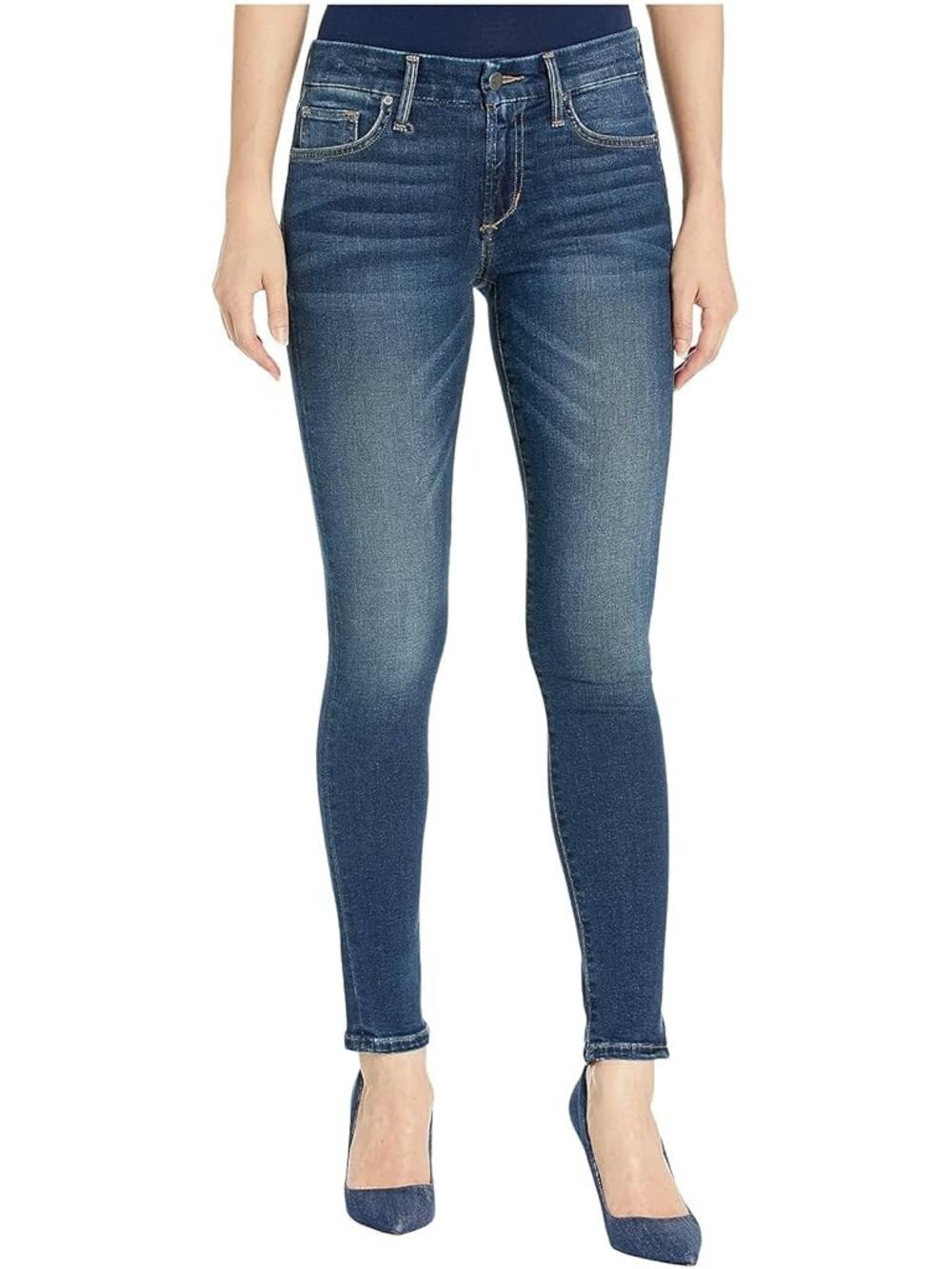 Joe's Women's Medium Wash Skinny Visionaire Jeans in Gigi - Size 26 - Mid-Rise